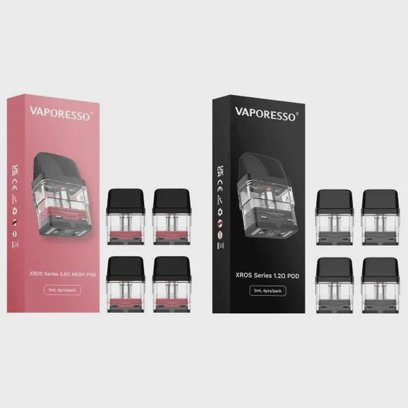 vaporesso xros pods 4 pack price uk Vaporesso Xros Replacement Pods 4 Pack – The Vape Lounge UK: Best Value Vape Shop in Devon